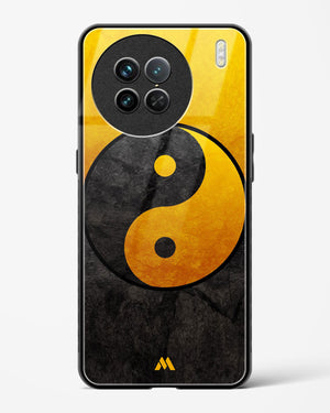 Yin Yang in Gold Glass Case Phone Cover-(Vivo)