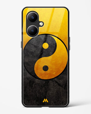 Yin Yang in Gold Glass Case Phone Cover (Vivo)