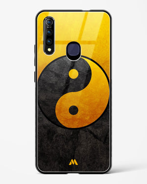 Yin Yang in Gold Glass Case Phone Cover (Vivo)