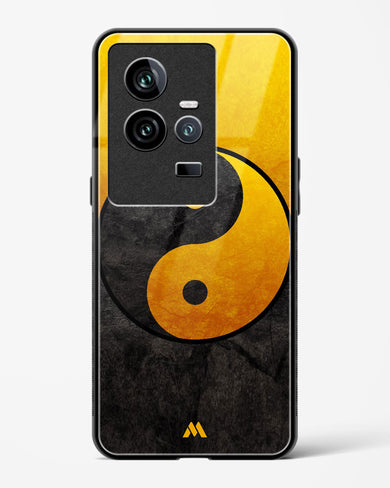 Yin Yang in Gold Glass Case Phone Cover (Vivo)