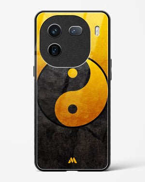 Yin Yang in Gold Glass Case Phone Cover (Vivo)