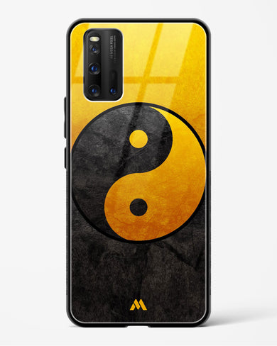 Yin Yang in Gold Glass Case Phone Cover-(Vivo)