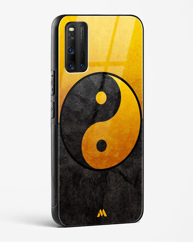 Yin Yang in Gold Glass Case Phone Cover-(Vivo)