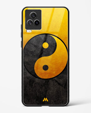 Yin Yang in Gold Glass Case Phone Cover-(Vivo)