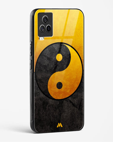 Yin Yang in Gold Glass Case Phone Cover-(Vivo)