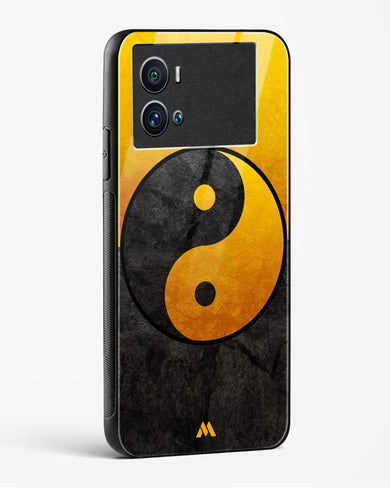 Yin Yang in Gold Glass Case Phone Cover (Vivo)
