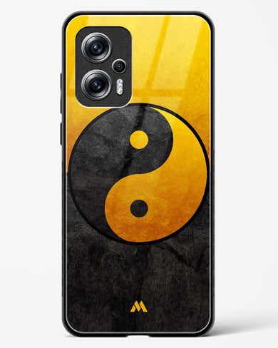 Yin Yang in Gold Glass Case Phone Cover (Xiaomi)