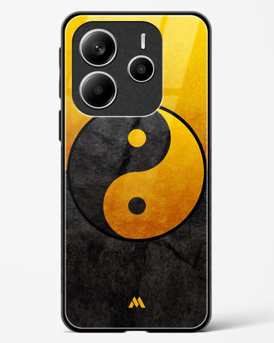 Yin Yang in Gold Glass Case Phone Cover (Xiaomi)