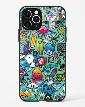 Dang this Background Glass Case Phone Cover (Apple)