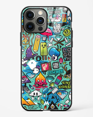 Dang this Background Glass Case Phone Cover (Apple)