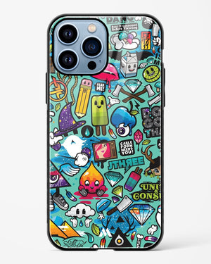 Dang this Background Glass Case Phone Cover (Apple)