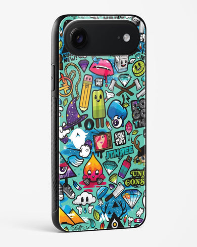 Dang this Background Glass Case Phone Cover (Apple)