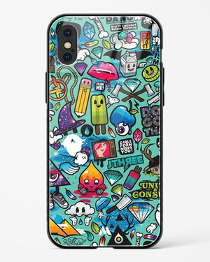 Dang this Background Glass Case Phone Cover (Apple)