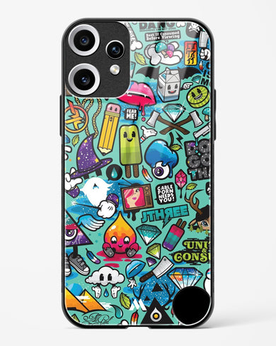 Dang this Background Glass Case Phone Cover (Nothing)