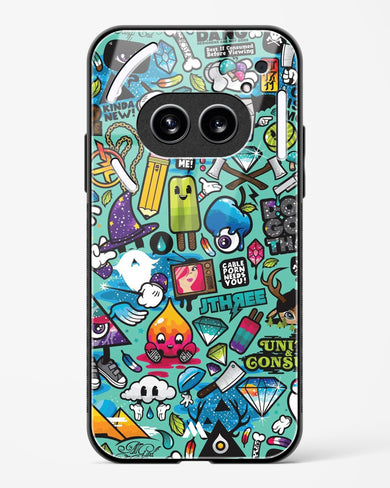 Dang this Background Glass Case Phone Cover (Nothing)