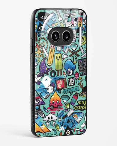 Dang this Background Glass Case Phone Cover (Nothing)