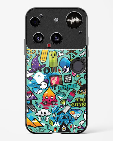 Dang this Background Glass Case Phone Cover (Nothing)