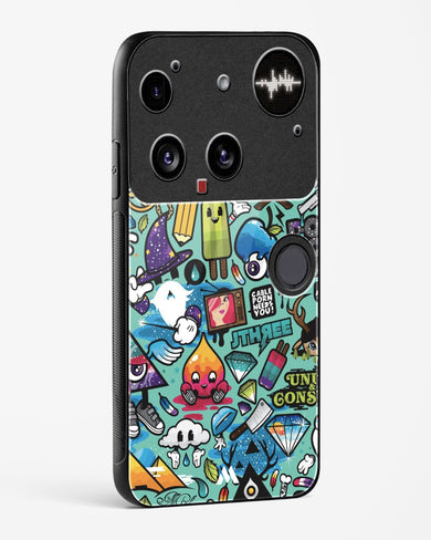 Dang this Background Glass Case Phone Cover (Nothing)