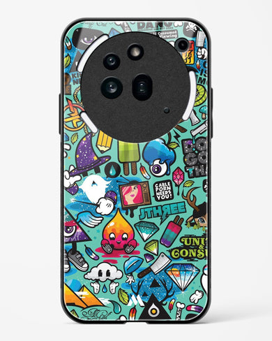 Dang this Background Glass Case Phone Cover (Nothing)