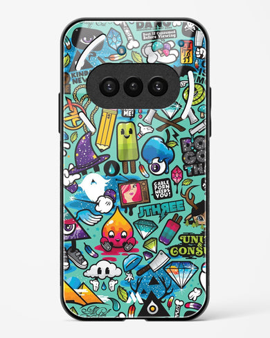 Dang this Background Glass Case Phone Cover (Nothing)