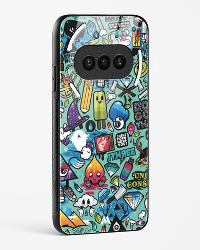 Dang this Background Glass Case Phone Cover (Nothing)