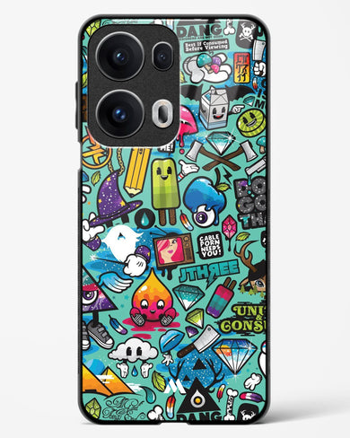 Dang this Background Glass Case Phone Cover (Oppo)