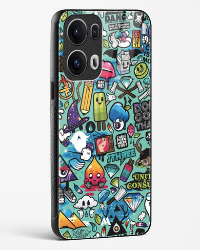 Dang this Background Glass Case Phone Cover (Oppo)