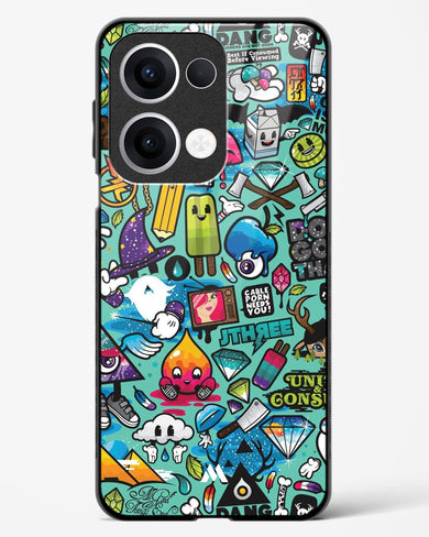 Dang this Background Glass Case Phone Cover (Oppo)