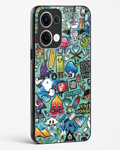 Dang this Background Glass Case Phone Cover (Oppo)