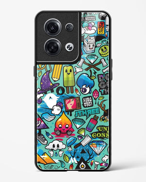 Dang this Background Glass Case Phone Cover (Oppo)