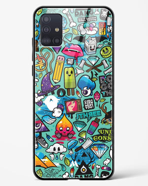 Dang this Background Glass Case Phone Cover-(Samsung)