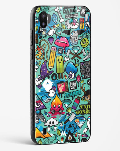 Dang this Background Glass Case Phone Cover-(Samsung)