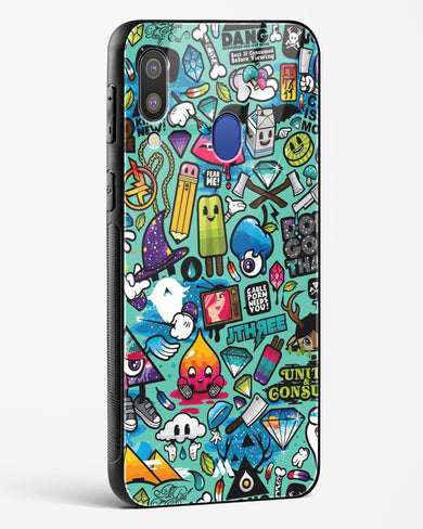 Dang this Background Glass Case Phone Cover-(Samsung)