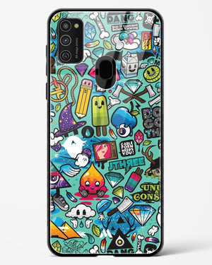 Dang this Background Glass Case Phone Cover (Samsung)