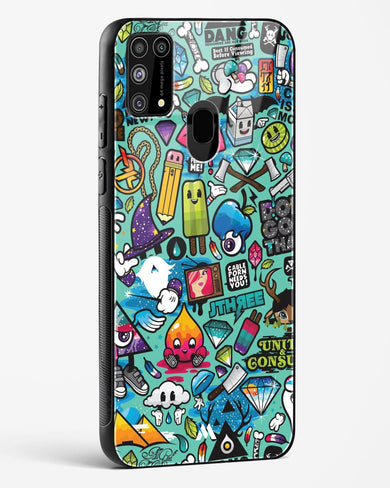 Dang this Background Glass Case Phone Cover-(Samsung)