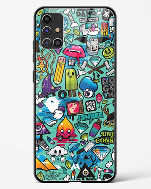 Dang this Background Glass Case Phone Cover-(Samsung)