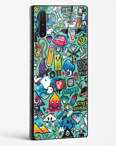 Dang this Background Glass Case Phone Cover-(Samsung)