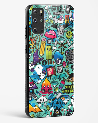 Dang this Background Glass Case Phone Cover-(Samsung)