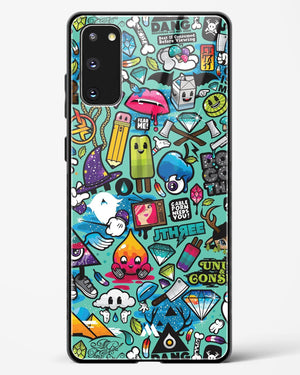 Dang this Background Glass Case Phone Cover-(Samsung)