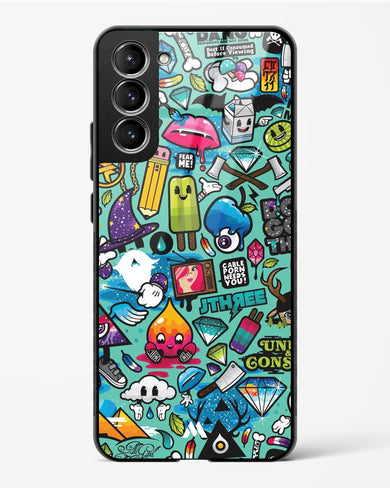 Dang this Background Glass Case Phone Cover (Samsung)