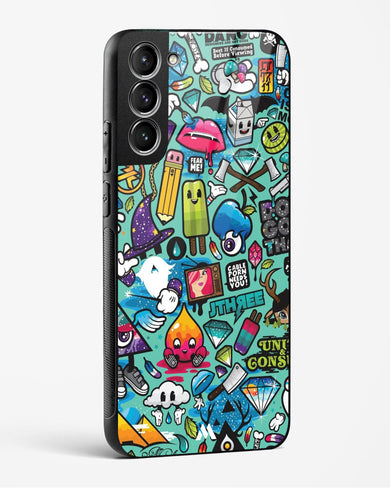 Dang this Background Glass Case Phone Cover (Samsung)