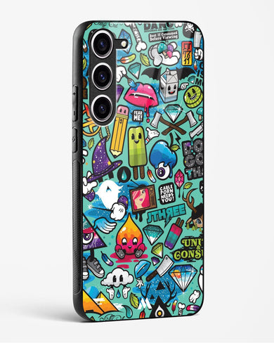 Dang this Background Glass Case Phone Cover (Samsung)