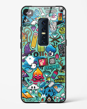 Dang this Background Glass Case Phone Cover (Vivo)