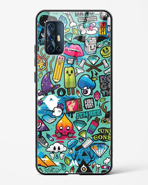 Dang this Background Glass Case Phone Cover (Vivo)