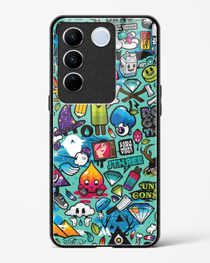 Dang this Background Glass Case Phone Cover (Vivo)