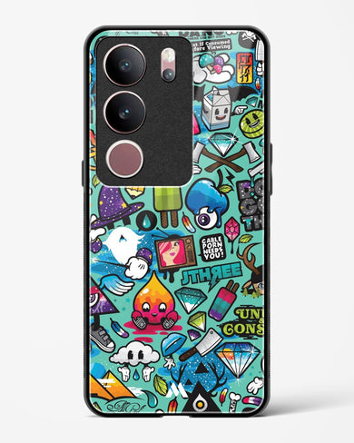 Dang this Background Glass Case Phone Cover (Vivo)