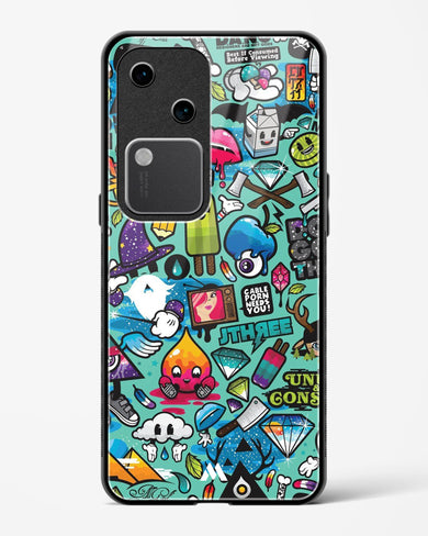 Dang this Background Glass Case Phone Cover (Vivo)