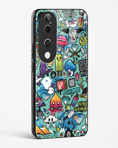 Dang this Background Glass Case Phone Cover (Vivo)