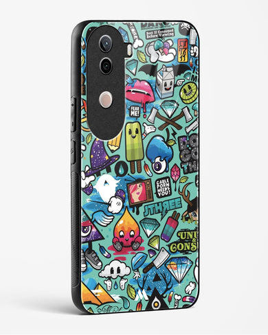 Dang this Background Glass Case Phone Cover (Vivo)