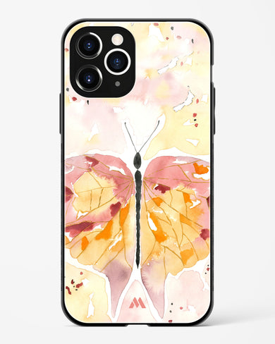 Quirky Butterfly Glass Case Phone Cover (Apple)